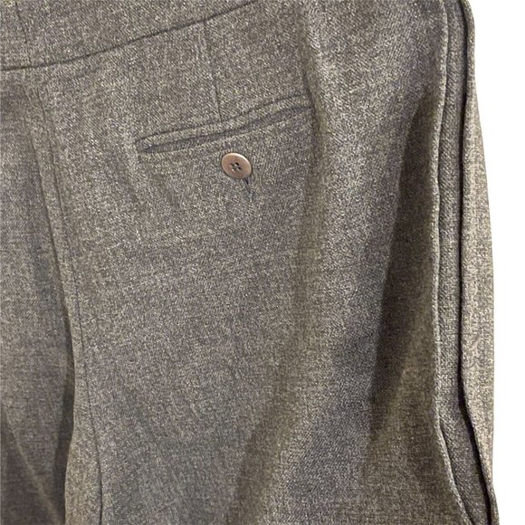 029 30 Armani Collezioni Dress Pants Suit Pants Straight Wool Zip Pockets pleat - Picture 5 of 7